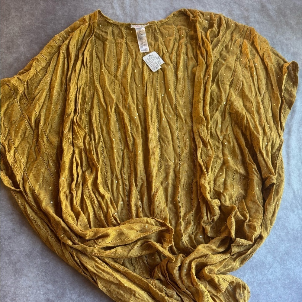 Free People Sequin Day Dream Kimono, new with tag. - Picture 6 of 8
